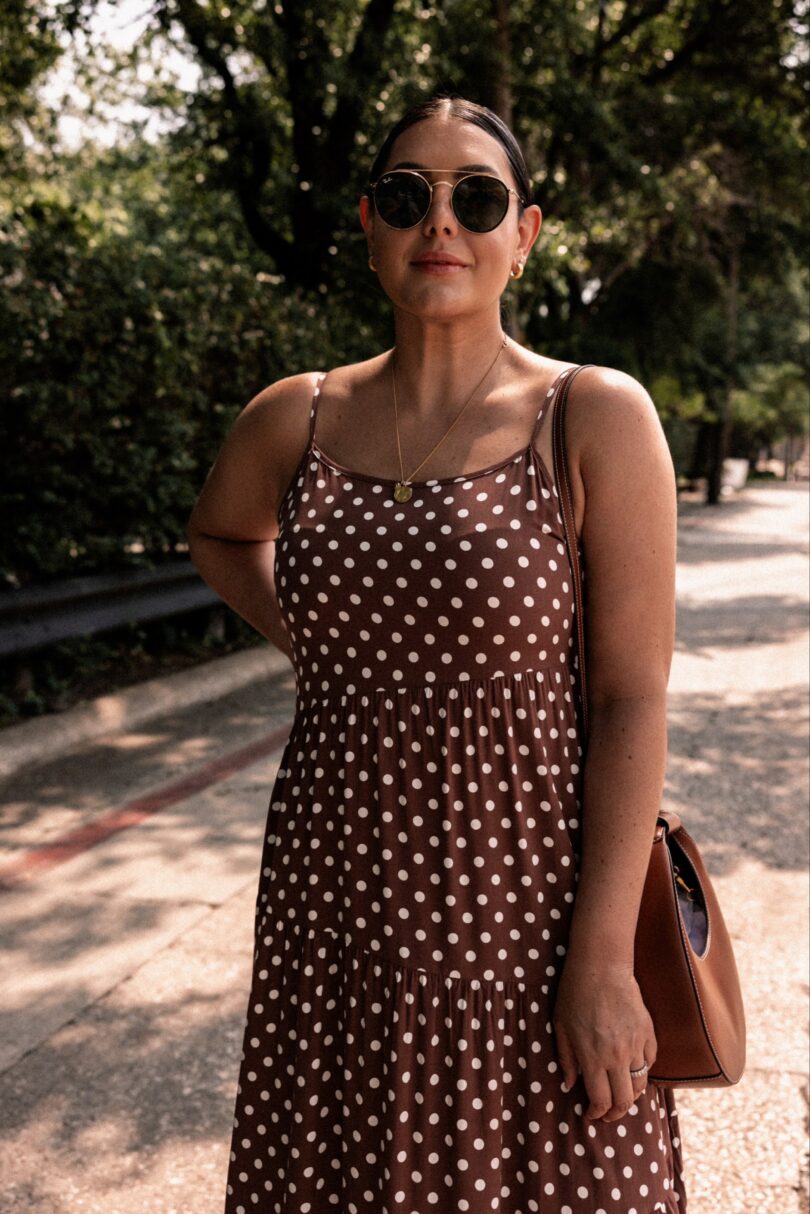 Chloé Sheer Polka Dot Blouse in White