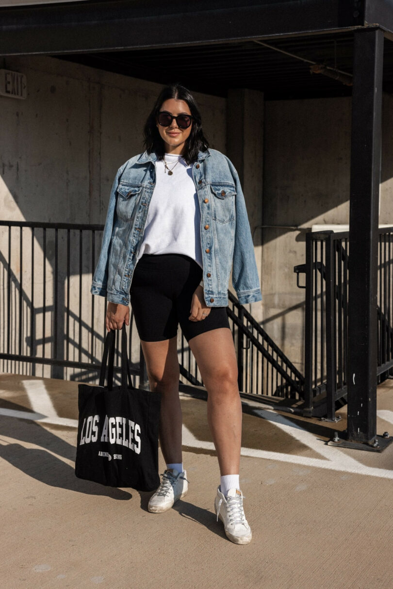 HOW TO STYLE BIKER SHORTS  CASUAL OUTFIT IDEAS 